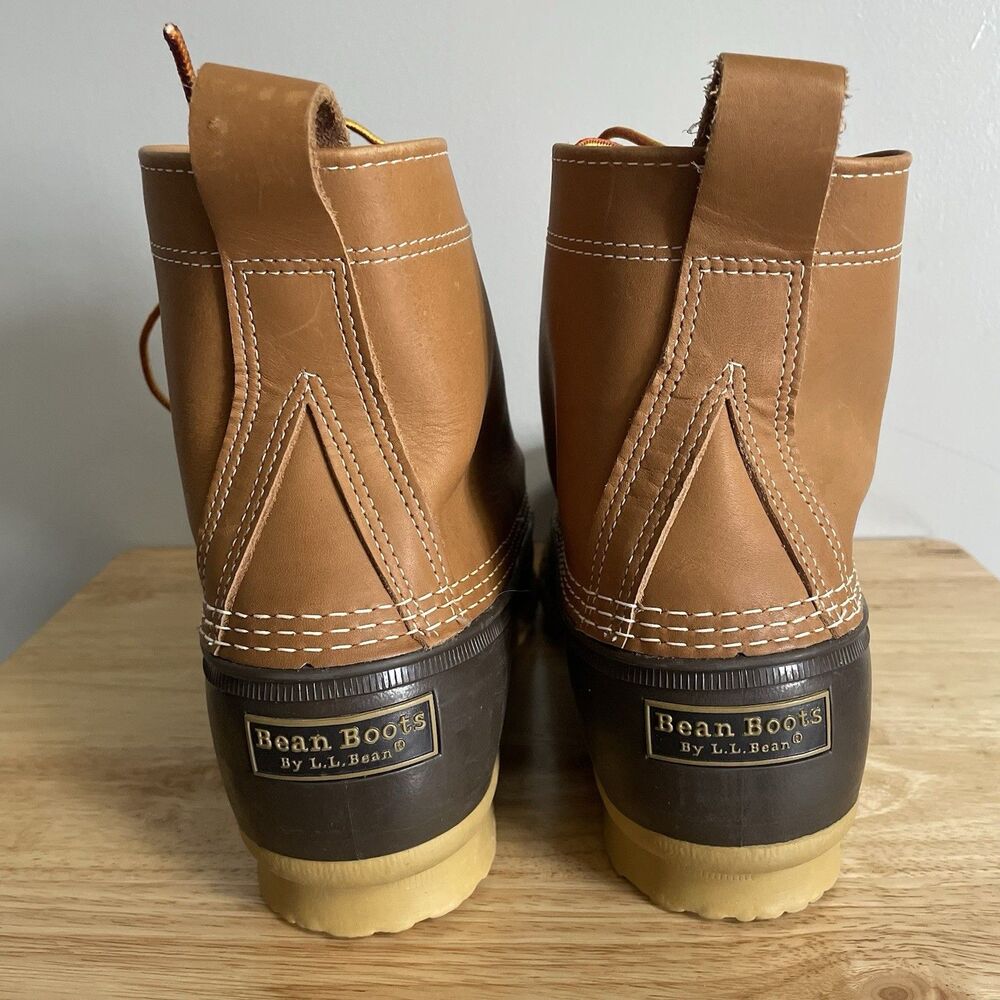 NEW LL Bean Boots Mens Size 12 W - Waterproof Leather Made In USA - Picture 4 of 7